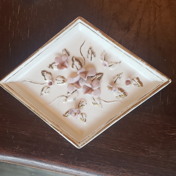 Japanese vintage Lofton porslain wall art - Picture 4 of 4